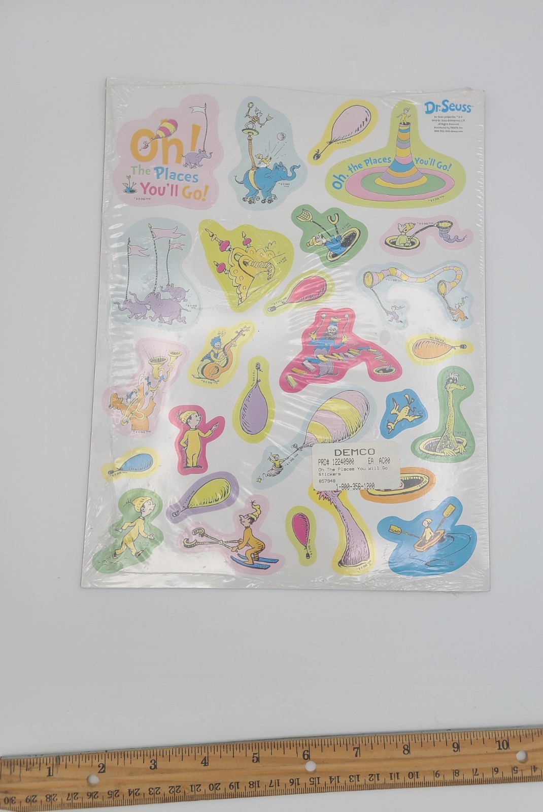 Oh, the Places You'll Go! sticker sheets 6 sheets per pack Dr. Seuss Graduation