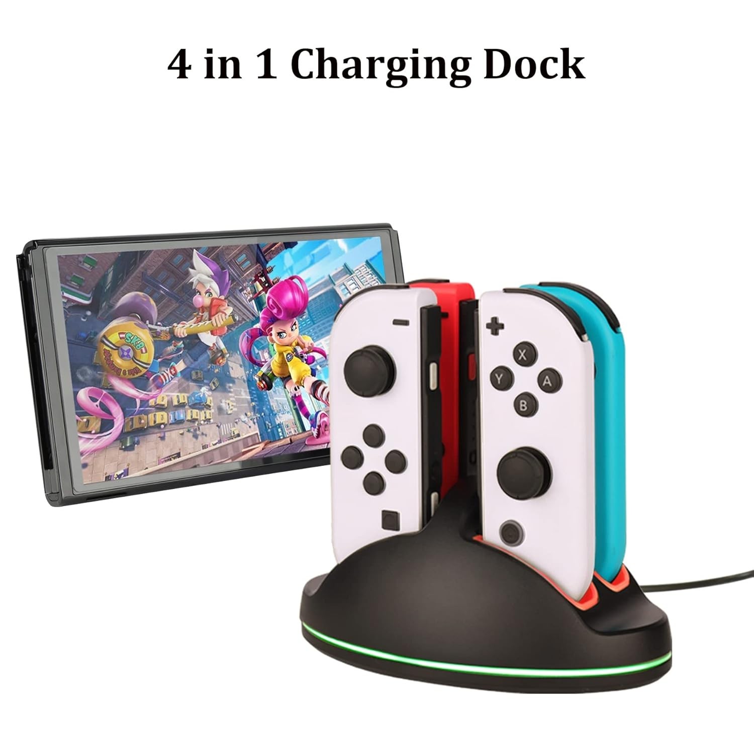 23 In 1 Nintendo Switch Oled Accessories Kit Complete Set With Case Charger W…
