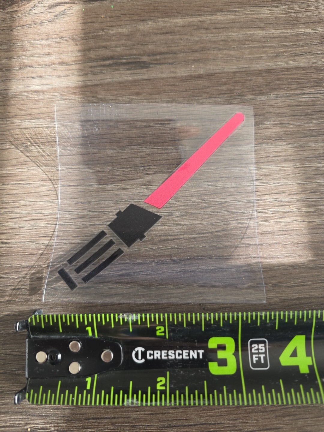 Starwars Lightsaber UV DTF Decal Sticker Waterproof Raised Made In USA