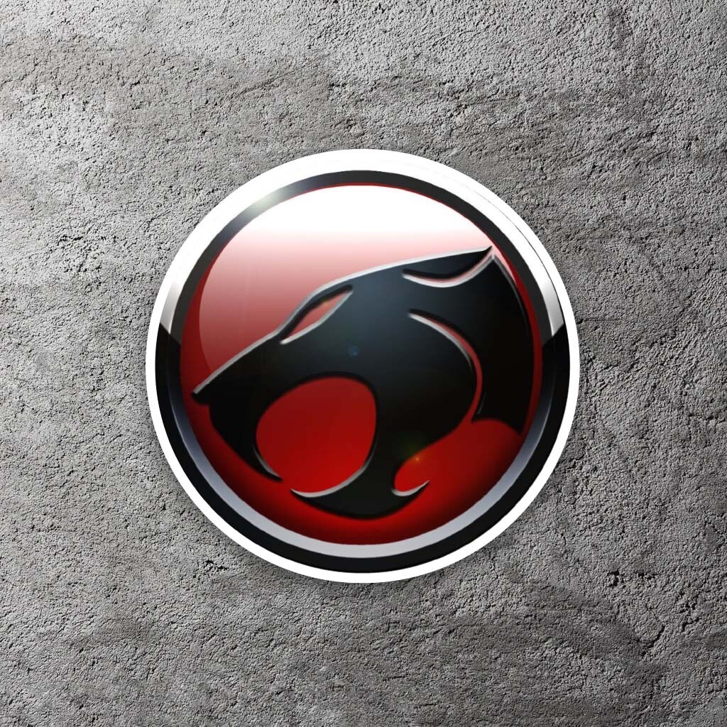 Thundercats Logo Vinyl Sticker 3.5" Wide – Includes Two Stickers