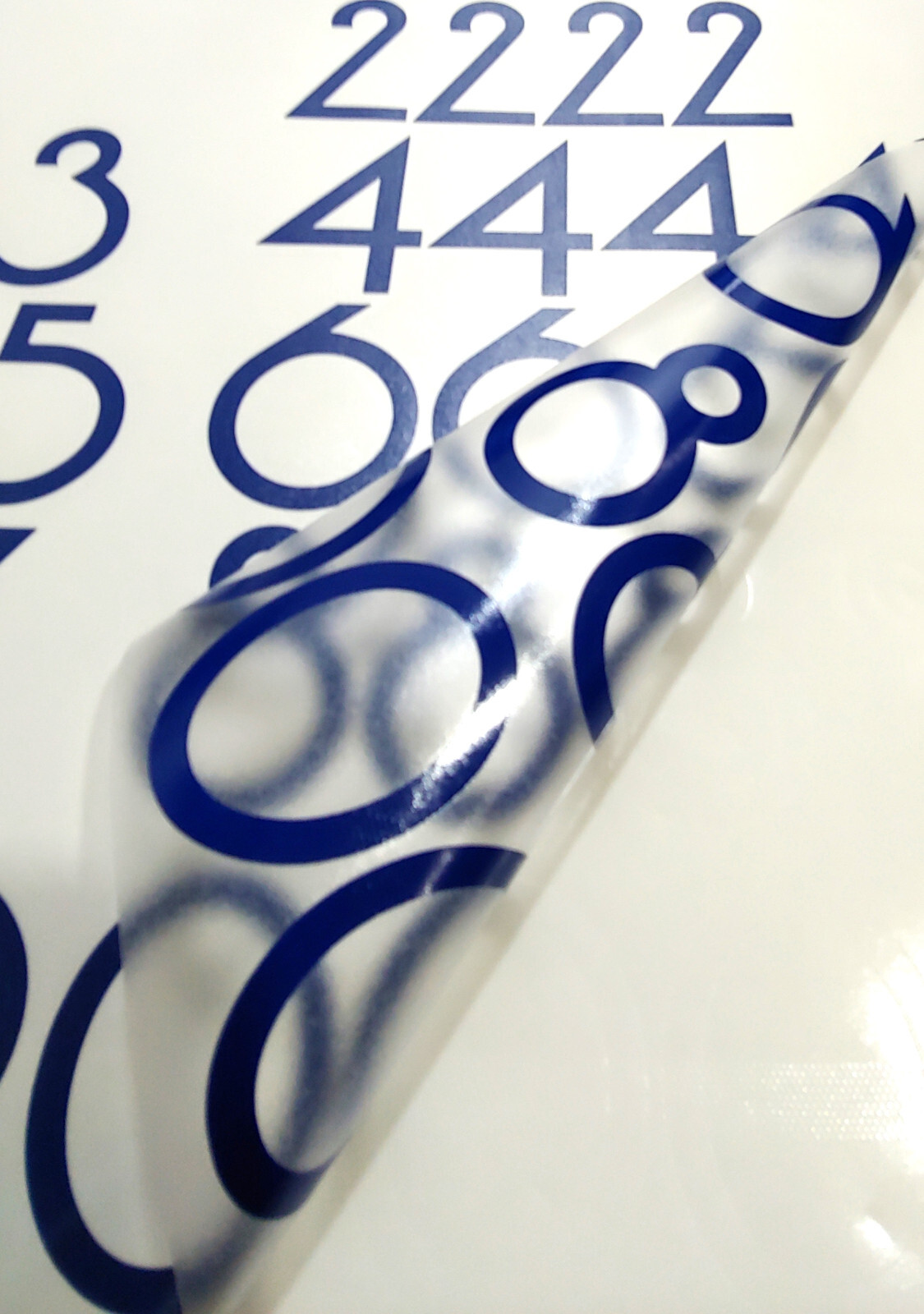 LOT Of 20, 3" High SELF ADHESIVE VINYL MAILBOX NUMBERS, DOOR,LOCKERS, VONIQUE
