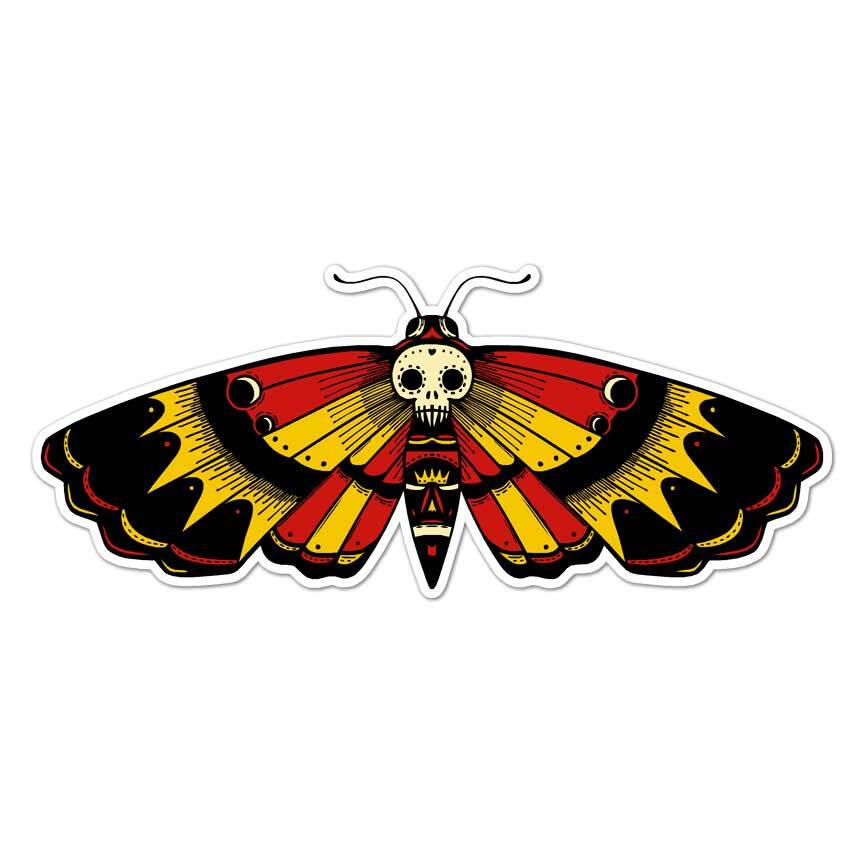 Death's Head Moth, Vinyl Decal Sticker, Indoor Outdoor, 3 Sizes, #8573