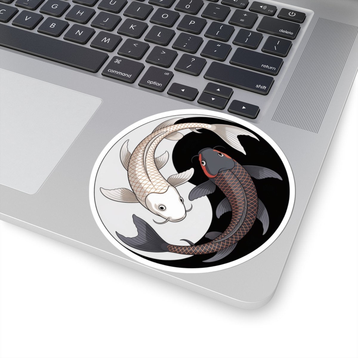 Koi Fish Yin Yang Feng Shui Zen Sticker – Japanese Inspired Balance Harmony