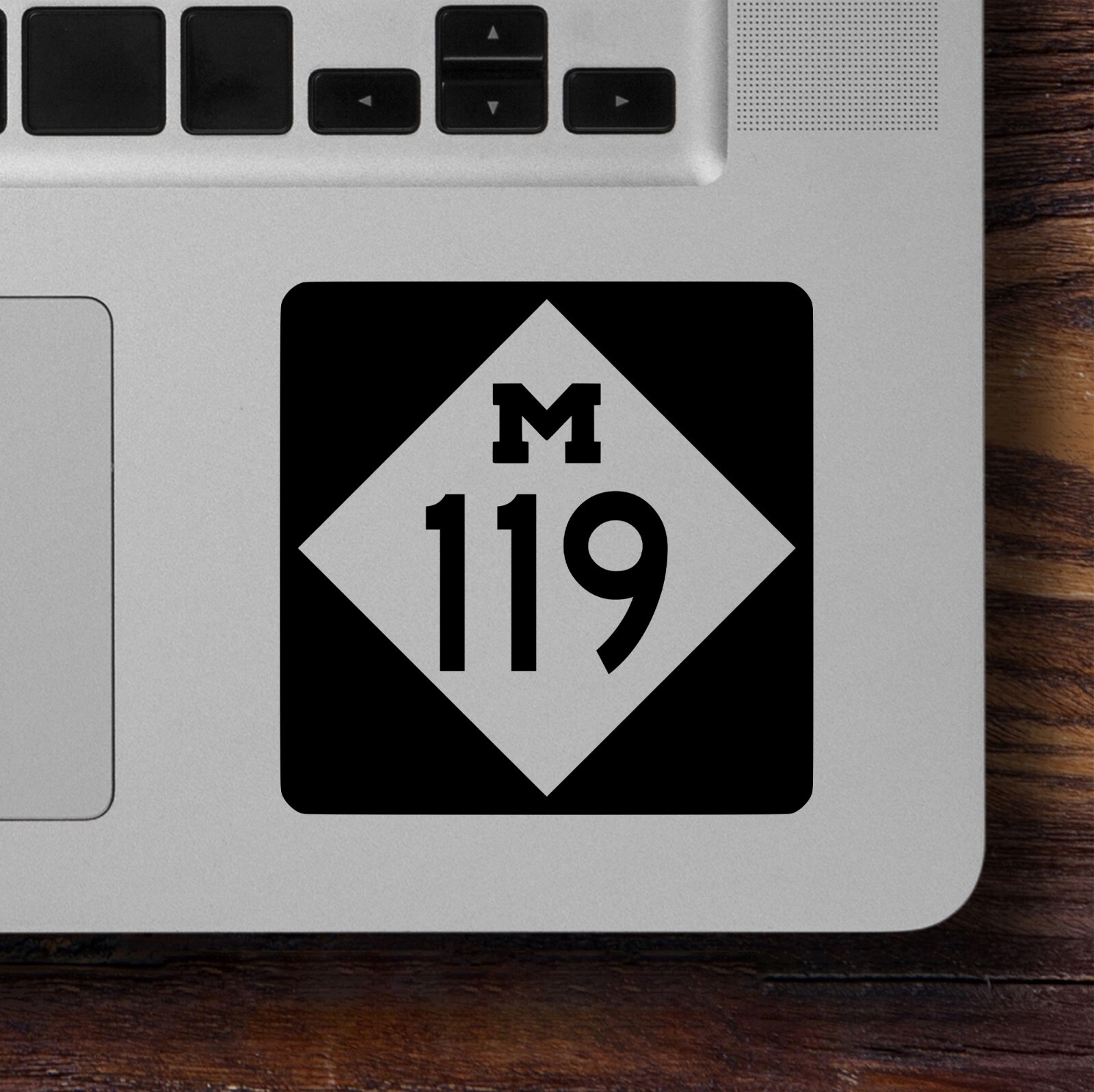 Michigan M-119 Highway Sign Decal – Scenic Route Vinyl Sticker – Custom Sizes