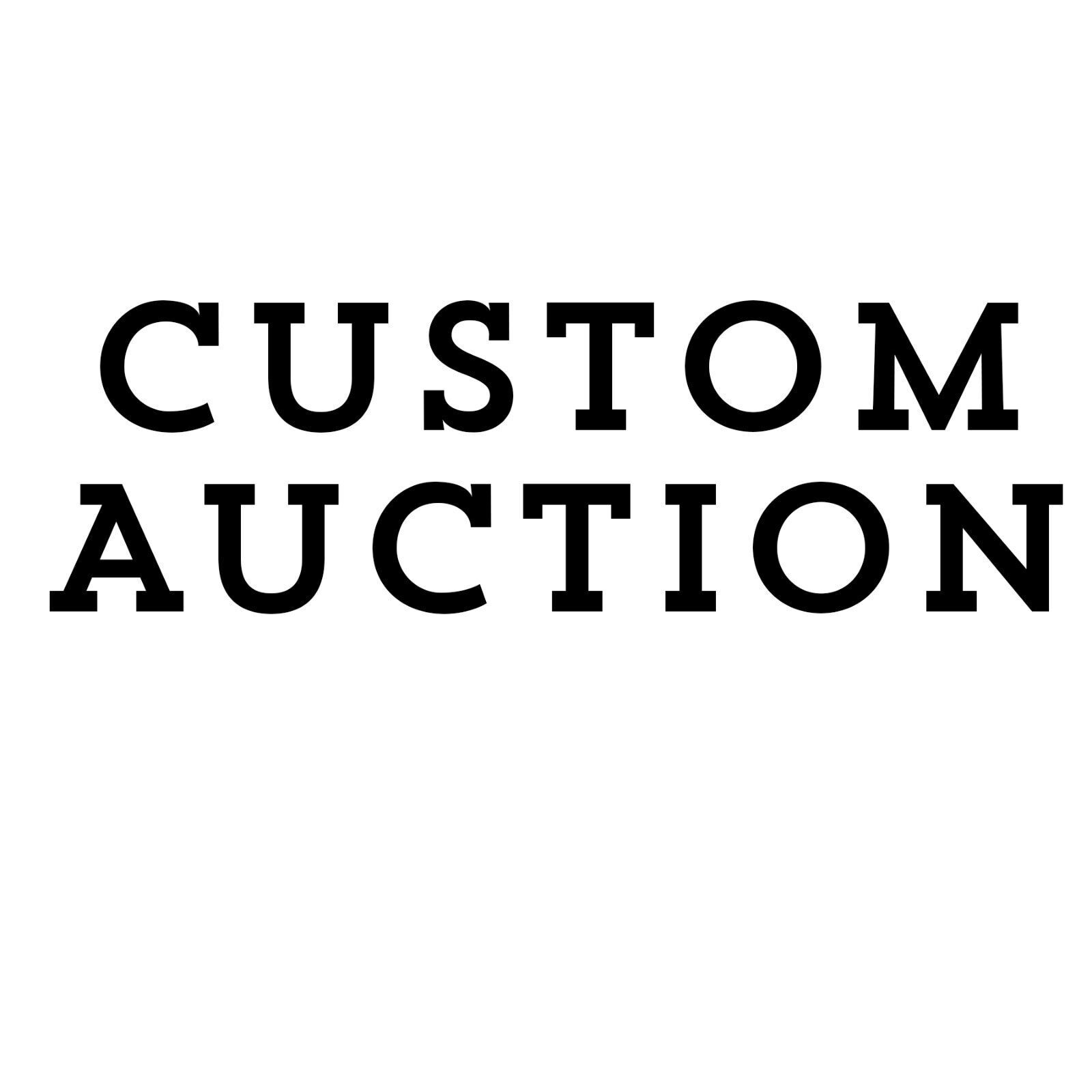 CUSTOM AUCTION–2 custom decals 1.5"x1.5" yellow