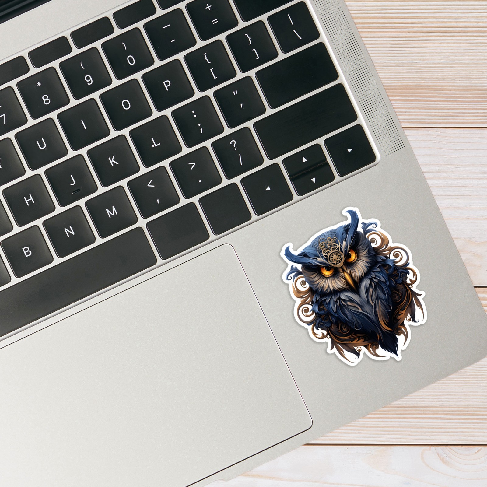 Steampunk Owl Portrait – Vinyl Decal Sticker – Car Window Laptop – #1970