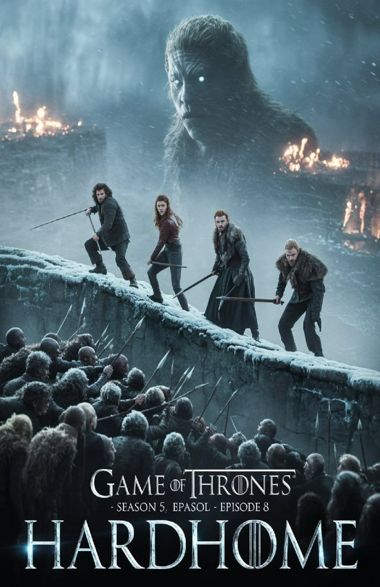 GAME OF THRONE HARD HOME Movie Wall Vinyl Decal Poster Print Removable Adhesive