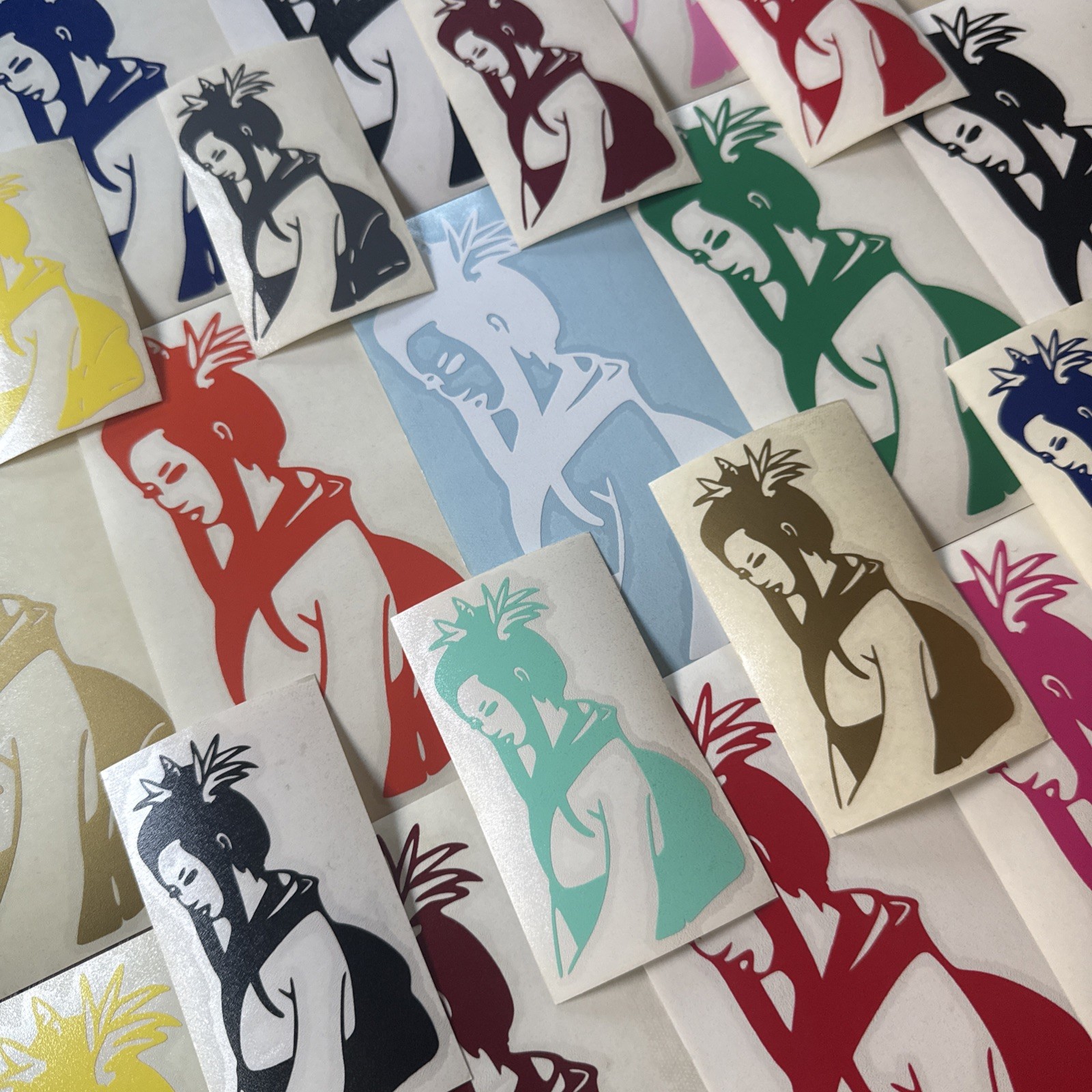 Asian Geisha Girl Decal New Japan Sticker Japanese Art 3” or 6” Inch 16 Colors