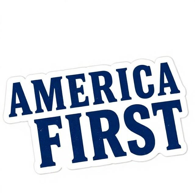 Stars and USA Pride Decal America First Conservative Politics