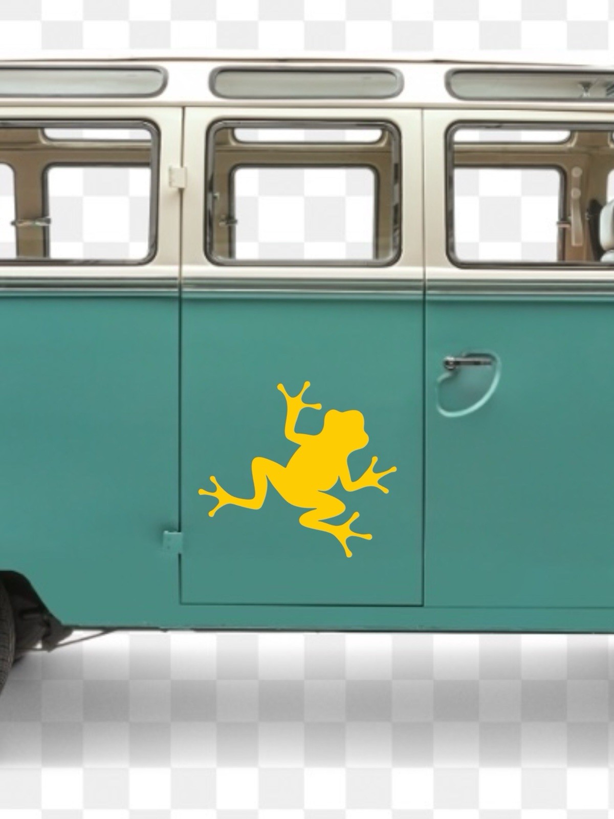 Frog design#3 Decal for car Windows Laptops most Smooth Surfaces