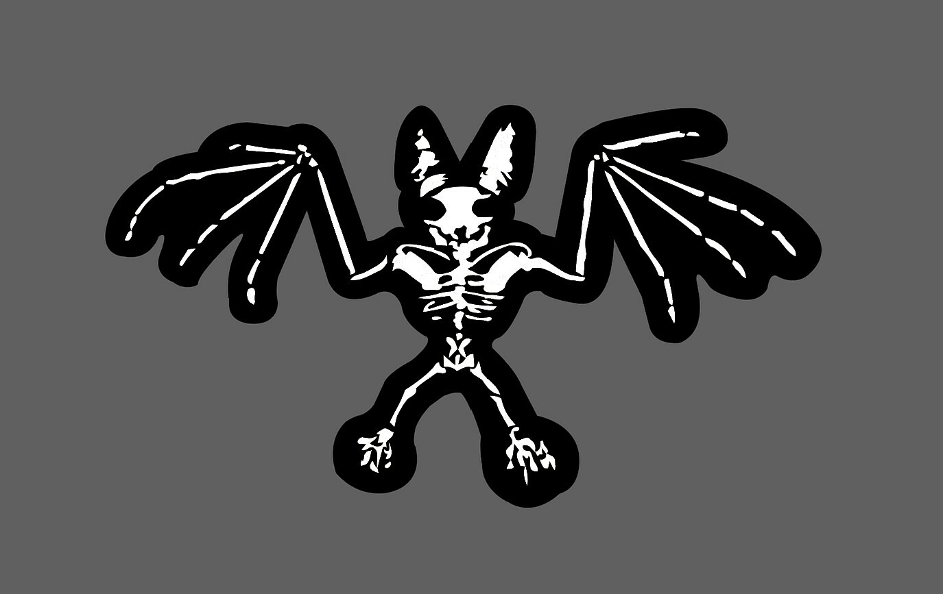 Bat Sticker Skeleton X-Ray Waterproof – Buy Any 4 For $1.75 Each Storewide!