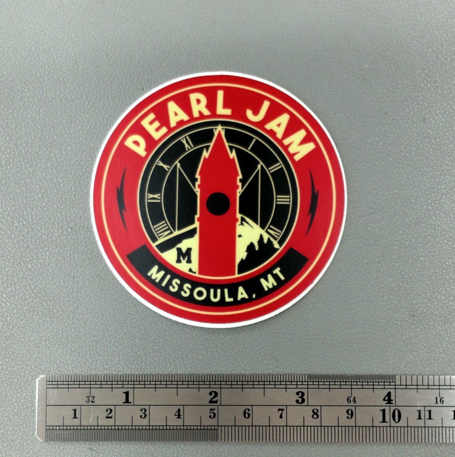 Pearl Jam Decal Sticker Slap 3" Missoula MT Montana