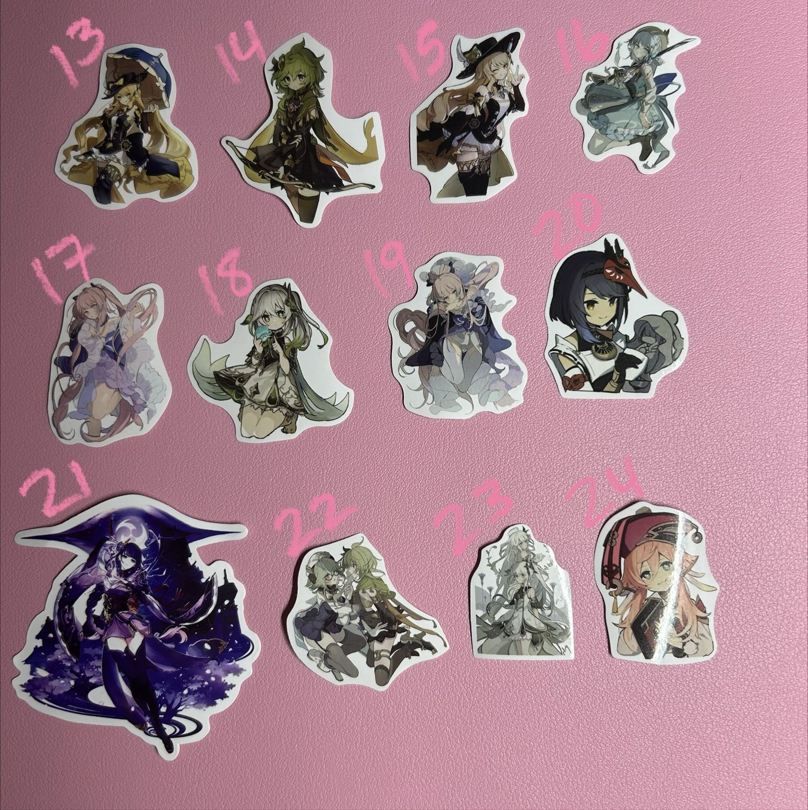Genshin Impact And More Anime Stickers – 6