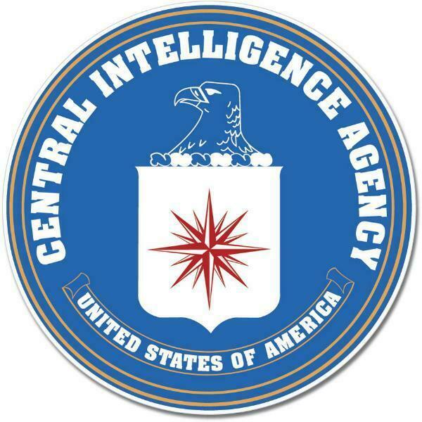 CIA Central Intelligence Agency Emblem Vinyl Sticker Decal / window, wall, phone