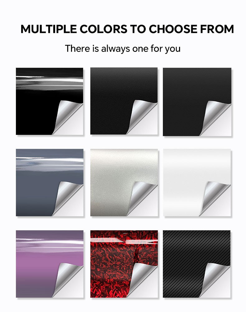 Tesla Model Y 20-23 PreCut Paint Protection Film Multi-Color Wrap Color Changing