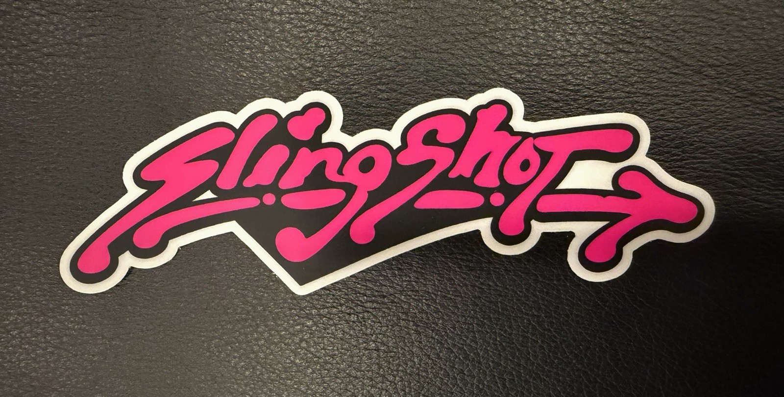 Slingshot Logo 5” Sticker Decal – 80’s Hair Metal / Glam Rock Eye Candy