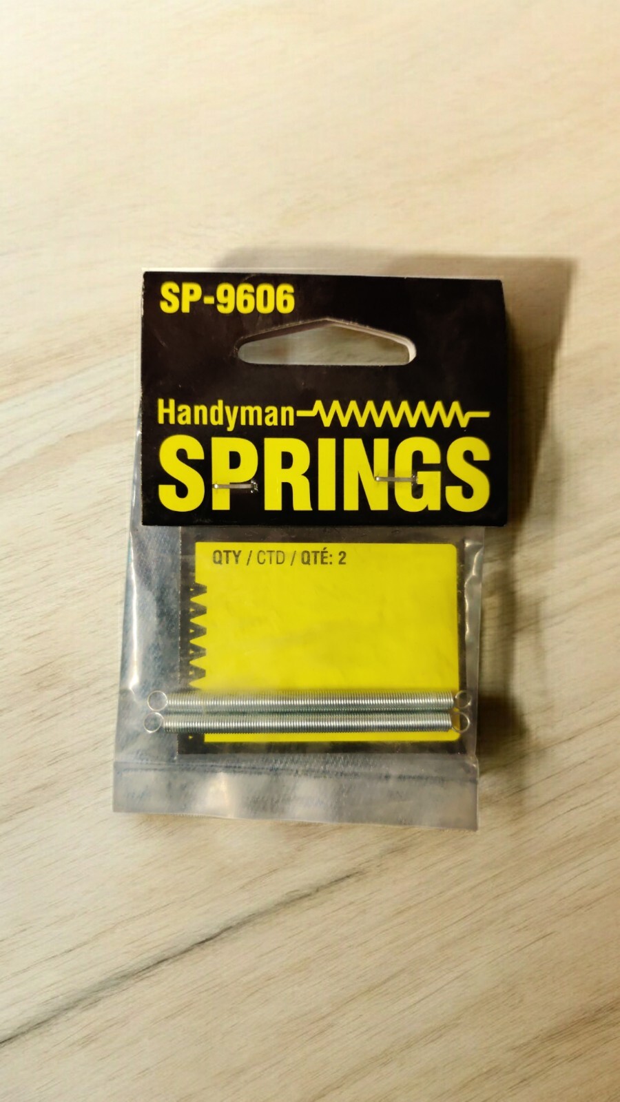 Prime-Line 5/32 X 2-1/2 X .020in. Extension Spring 2 pk #SP9606 2.69lb Capacity