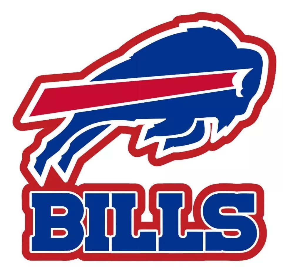 Buffalo Blue Red Football Weather Resistant Vinyl Sticker/Decal 09