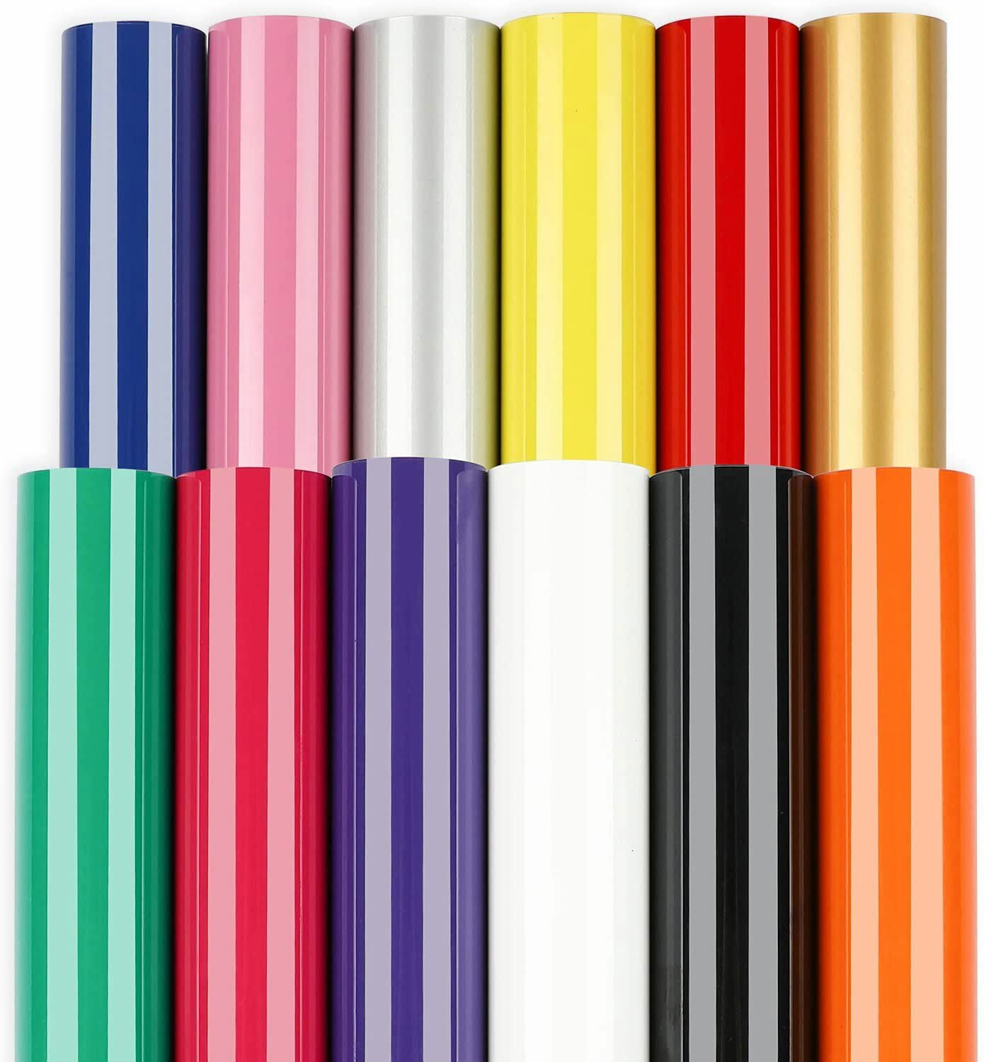 Heat Transfer Vinyl 5/10/12 FT HTV Rolls Iron on Film Clothing DIY Easy Weed