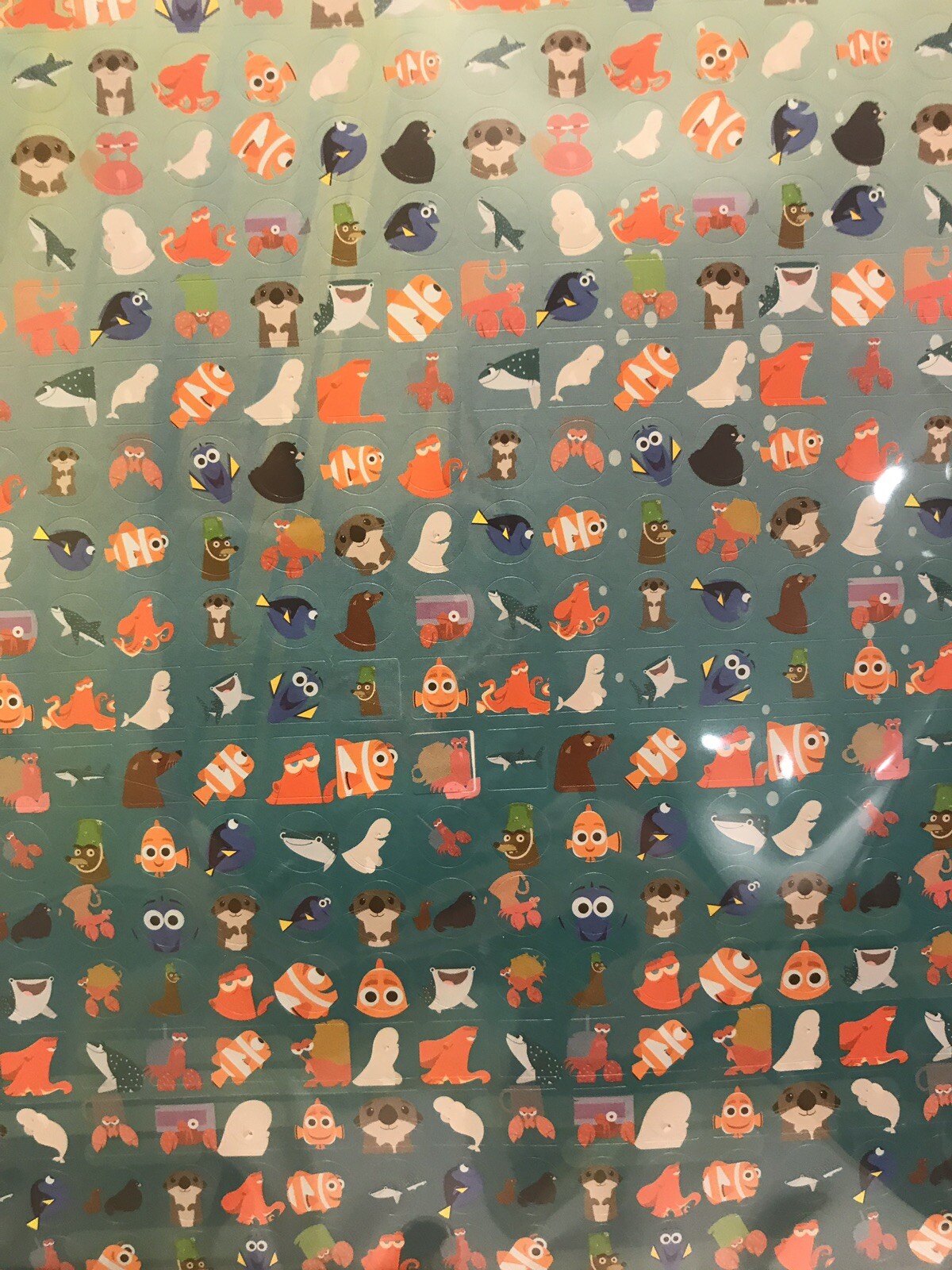 Disney – Finding Dory – Sticker Madness734 Stickers 13 Tattoos In 15X15 Box- New