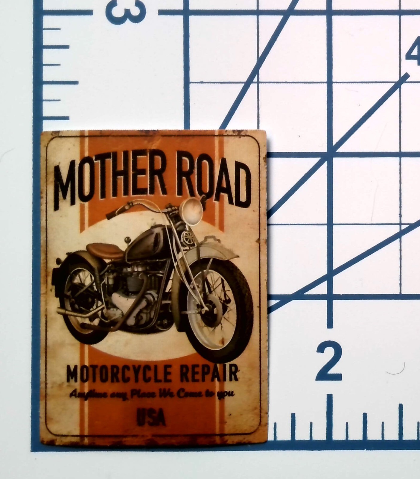 Motorcycle Mother Road Sticker Die Cut Vinyl Decal Scrapbook Biker Repair