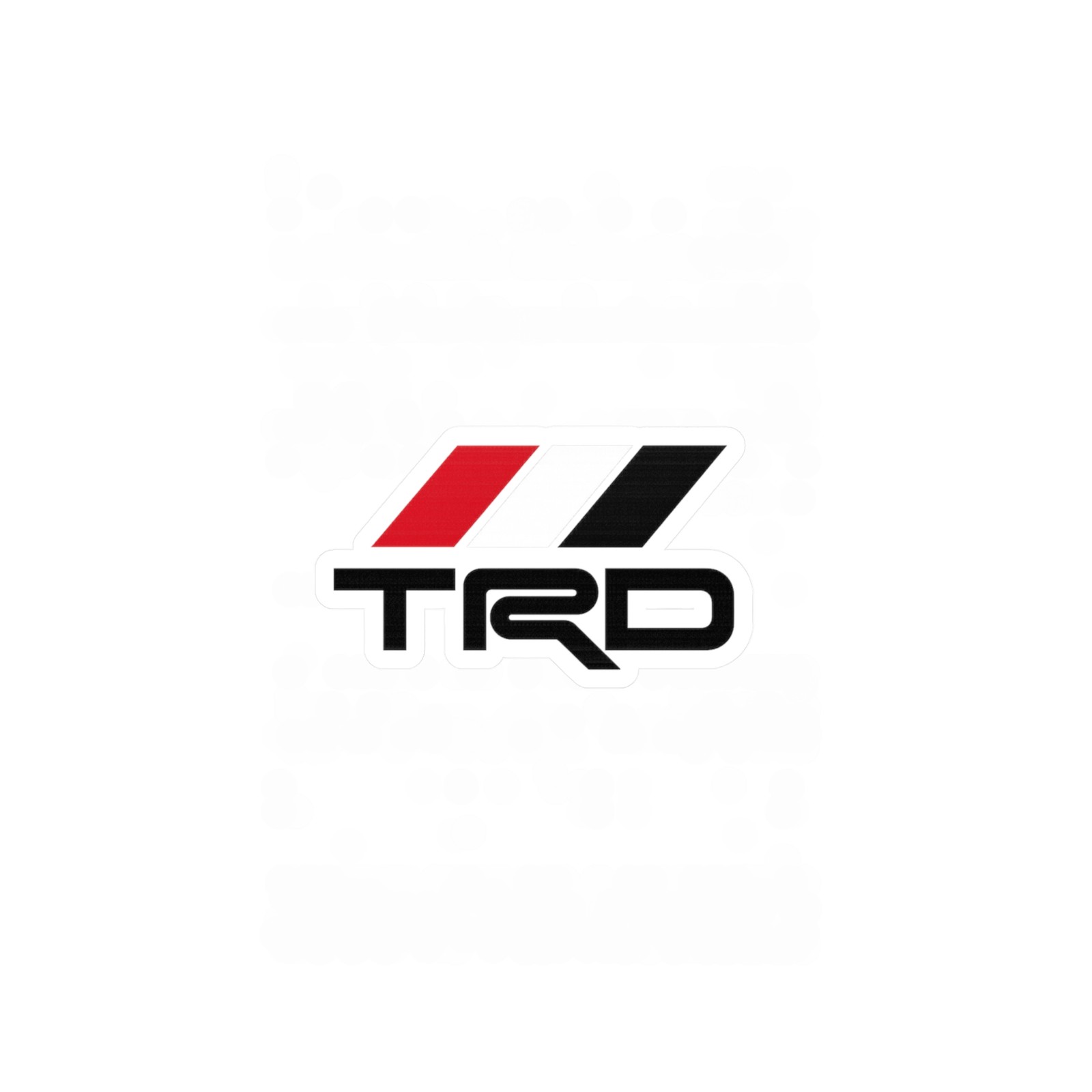 TRD Toyota Kiss-Cut Vinyl Decals | Performance Logo Sticker