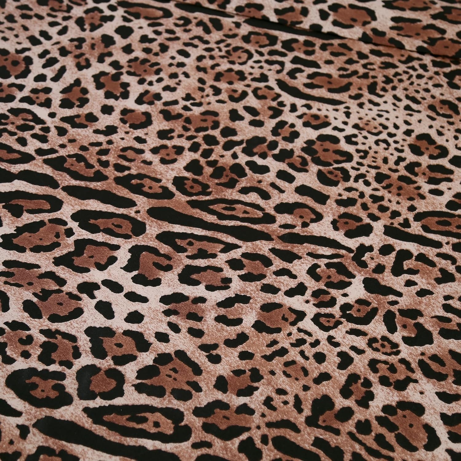 SDY 4PCS Cheetah Bedding Sheets Full Leopard Print Sheet Set Included 1 Fitte…