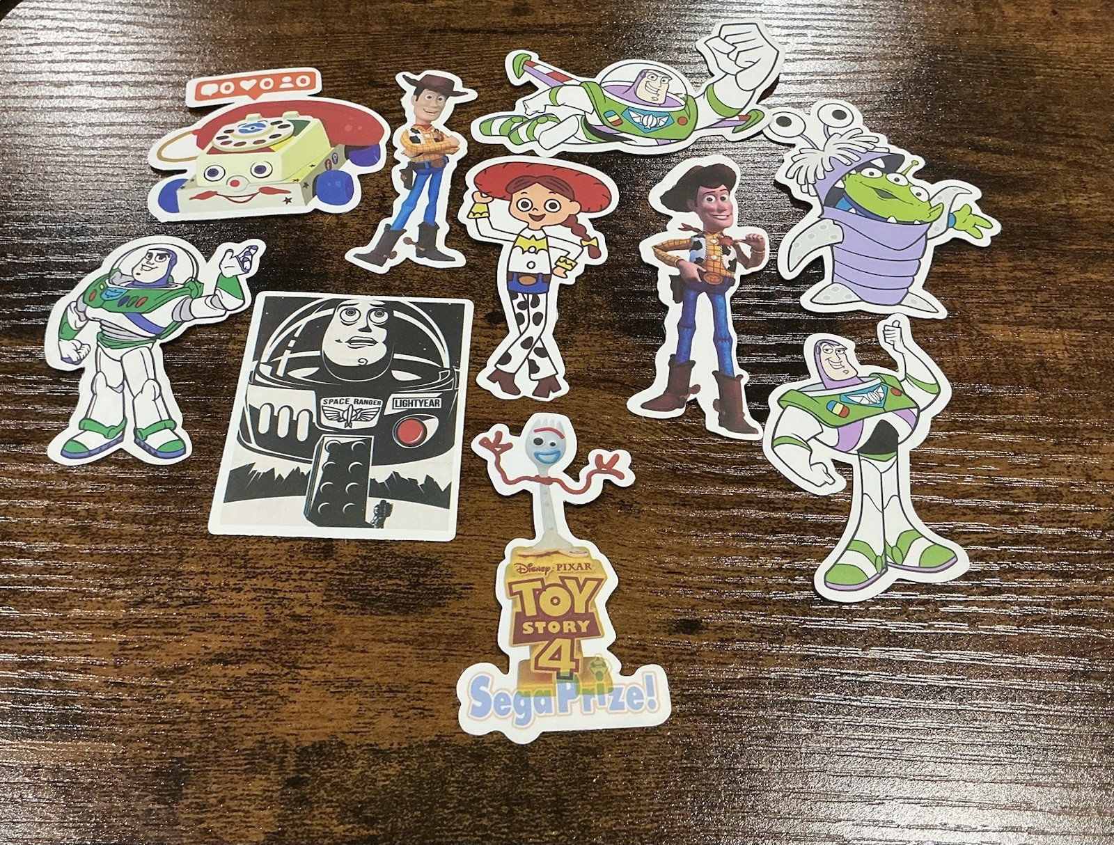 10 Toy Story Woody Jessie Buzz Lightyear Pixar Sticker Decal