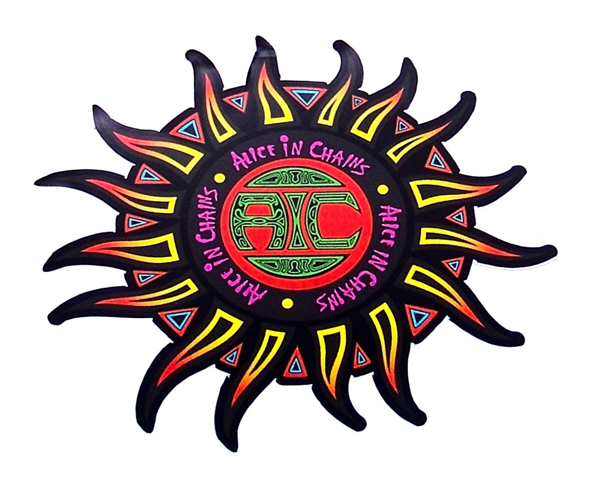 ALICE IN CHAINS – Logo LARGE Die Cut Sticker Decal Rock Grunge Band Music AIC