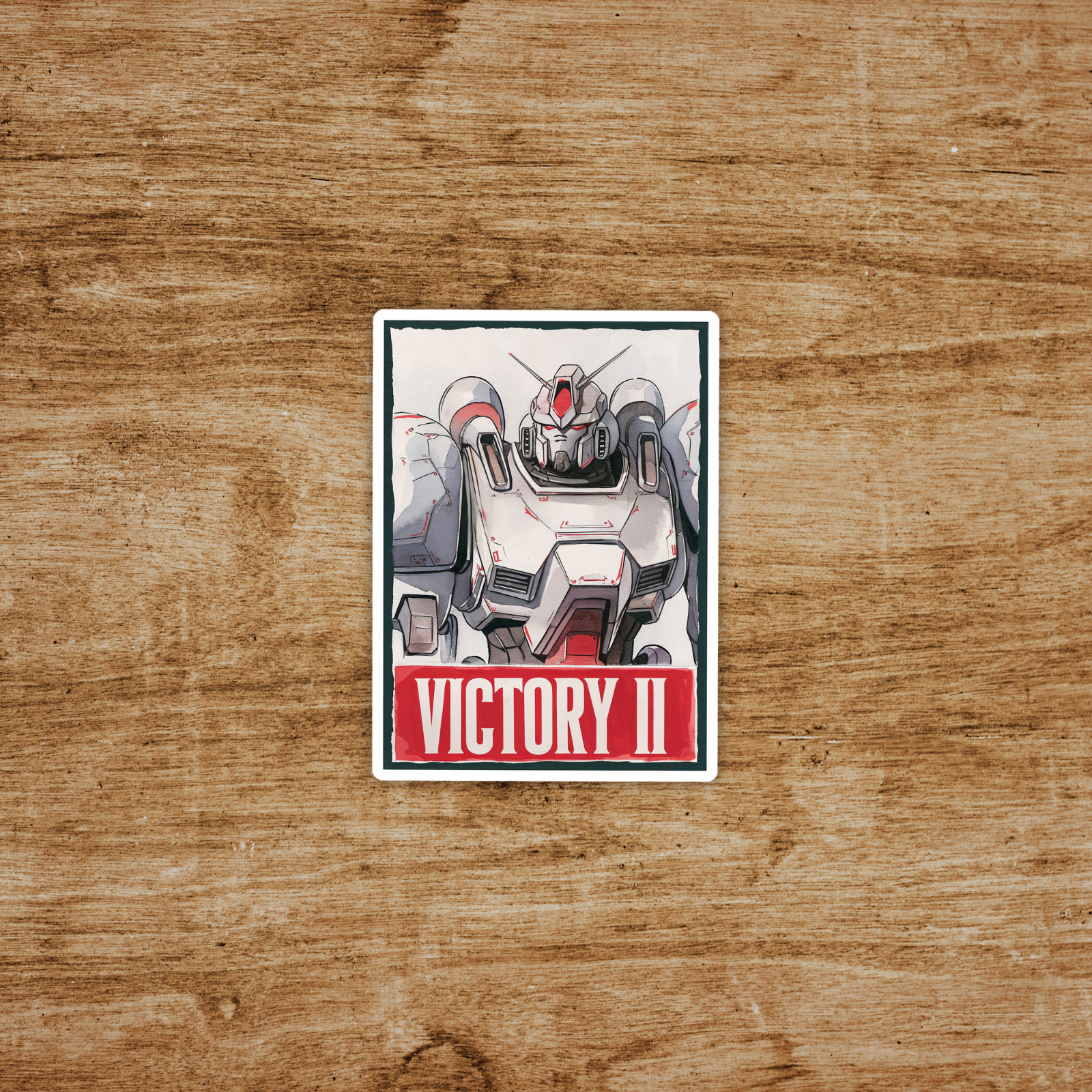 Gundam RX-178 Victory II Vintage Anime Robot Sticker Decal Retro Mecha Sci-Fi #3