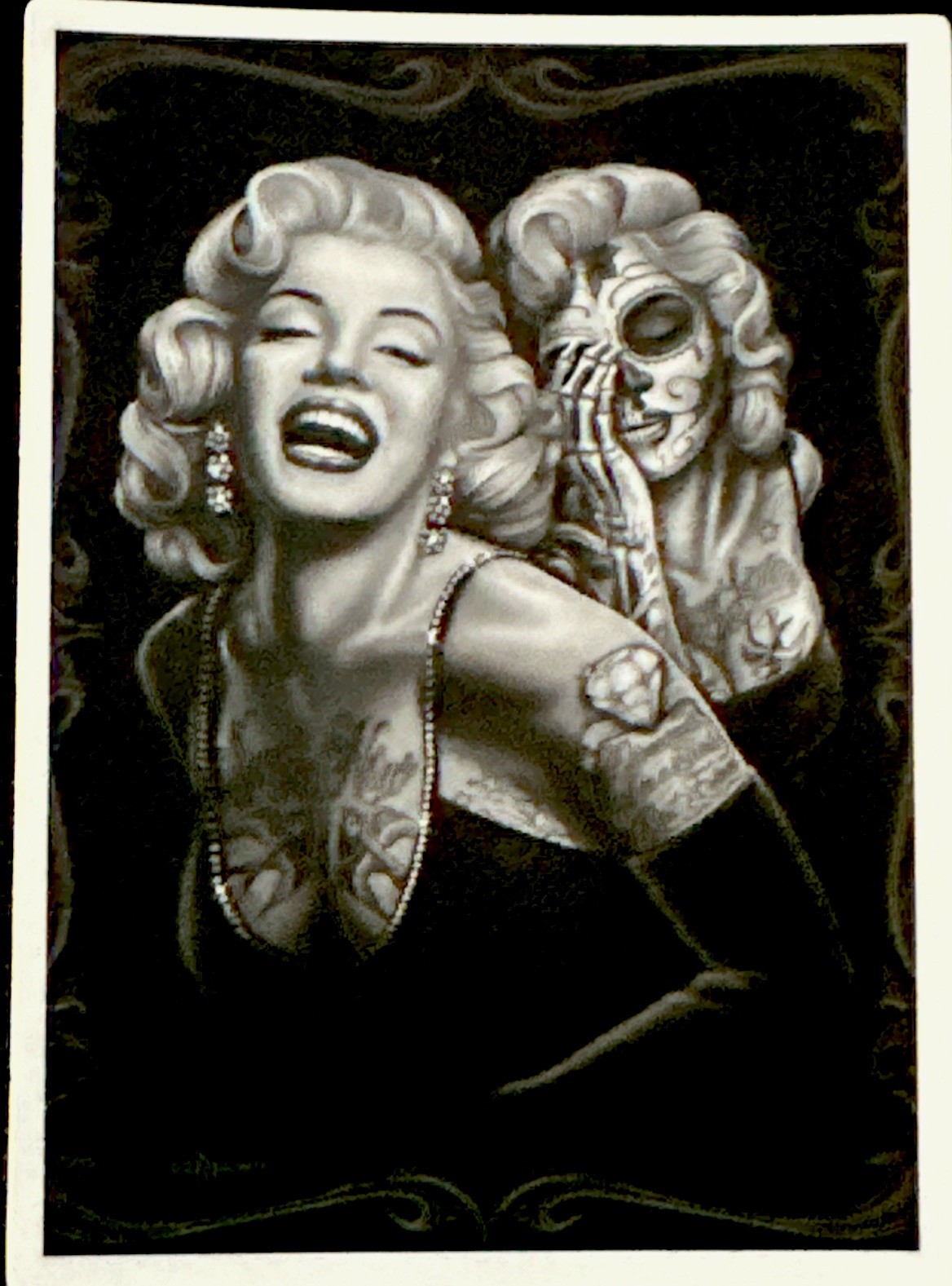MARILYN MONROE STICKER✨💋👠💄👠💋✨2 3/4” X 2”✨SEXY & BEAUTIFUL✨CUTE TATTOOS💫