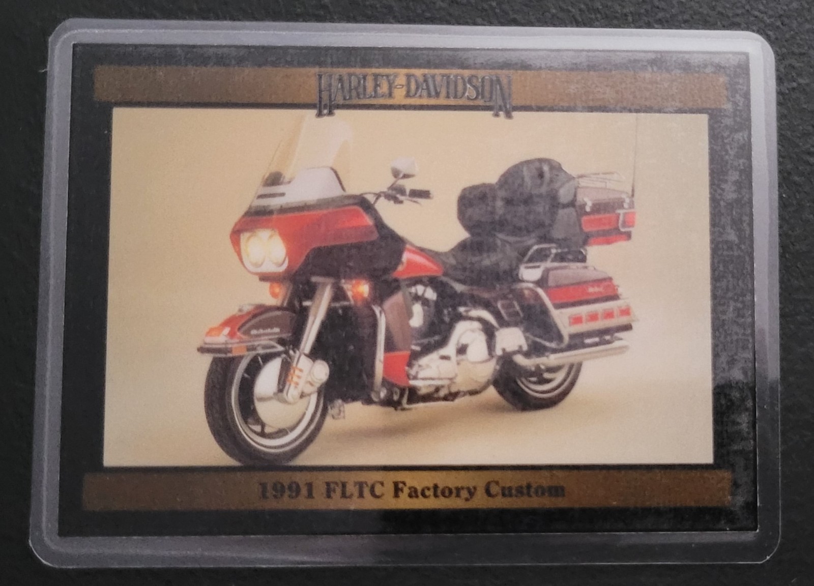Vintage Harley Davidson Collectible Card Fridge/Locker/Cabinet Laminated Magnets