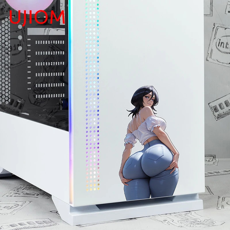 UJIOM Kuchiki Rukia Pretty Anime Figure Wall Sticker Unique Adhesive Decal Room