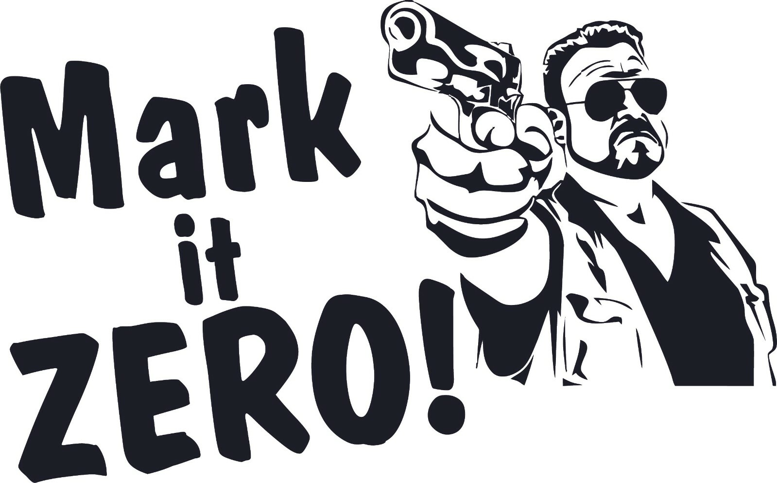 Vinyl Living Room Bedroom Walter Sobchak Decor Quotes Wall Decal – Mark It Zero