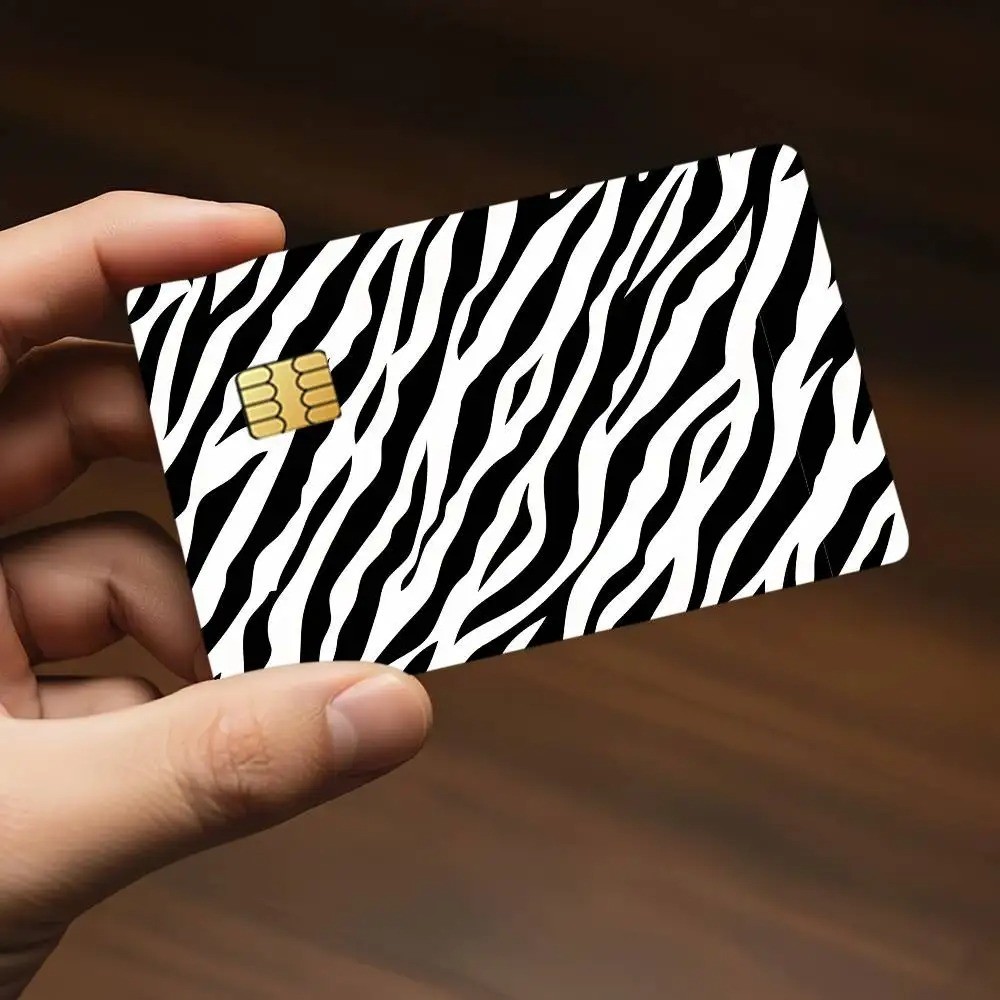 Cute Credit card Skin Animal texture | Debit card skins | Custom bank Sticker