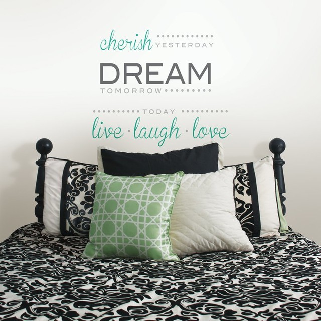 Wall Pops Wall Words Home Decor cherish, dream, live Free Shipping!!