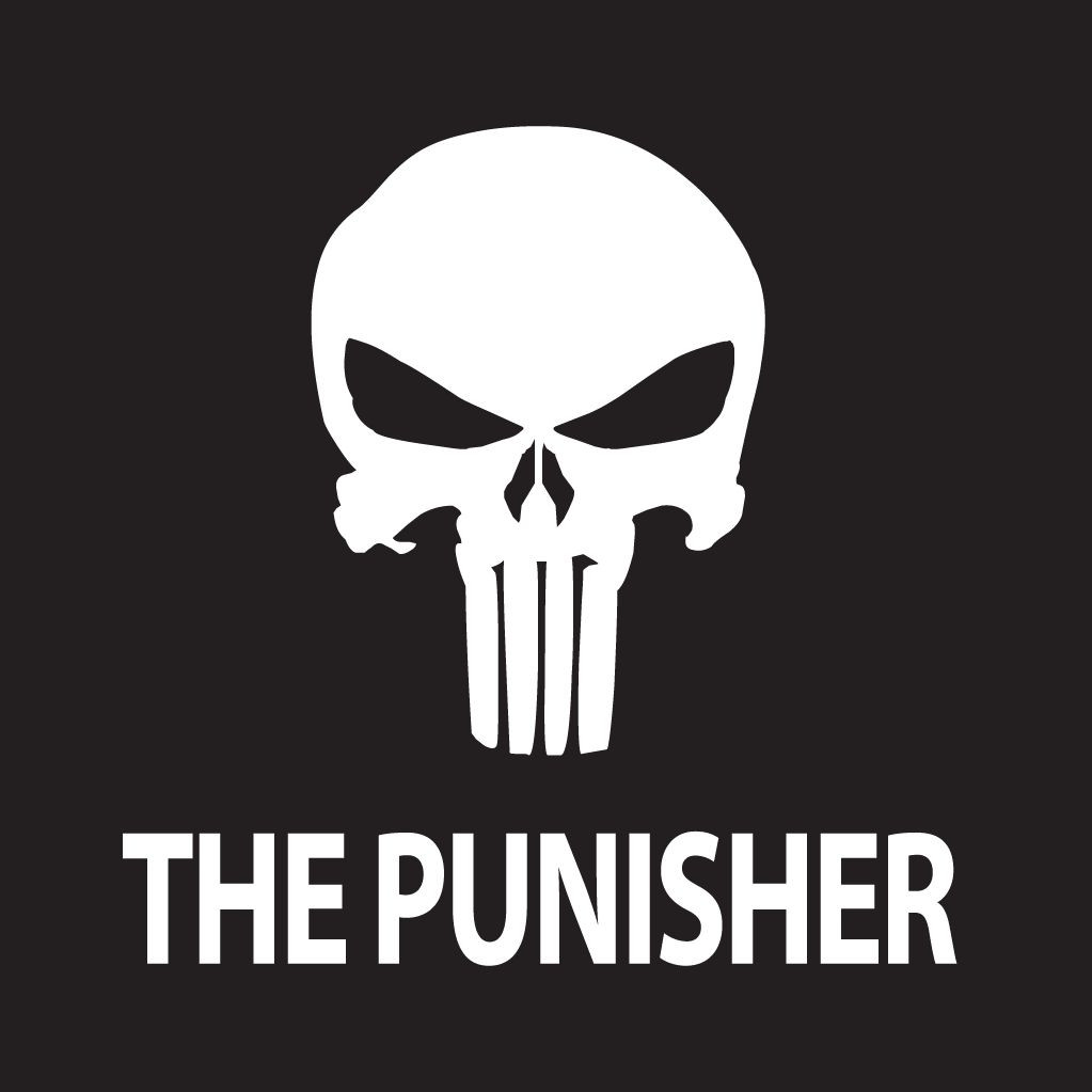 The Punisher Skull Vinyl Decal / Sticker ** 5 Sizes **