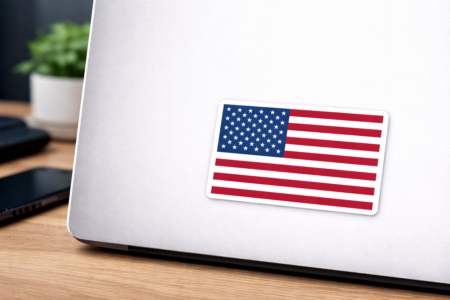 American Flag Sticker USA Flag Decal Patriotic Vinyl Car Truck Laptop Window