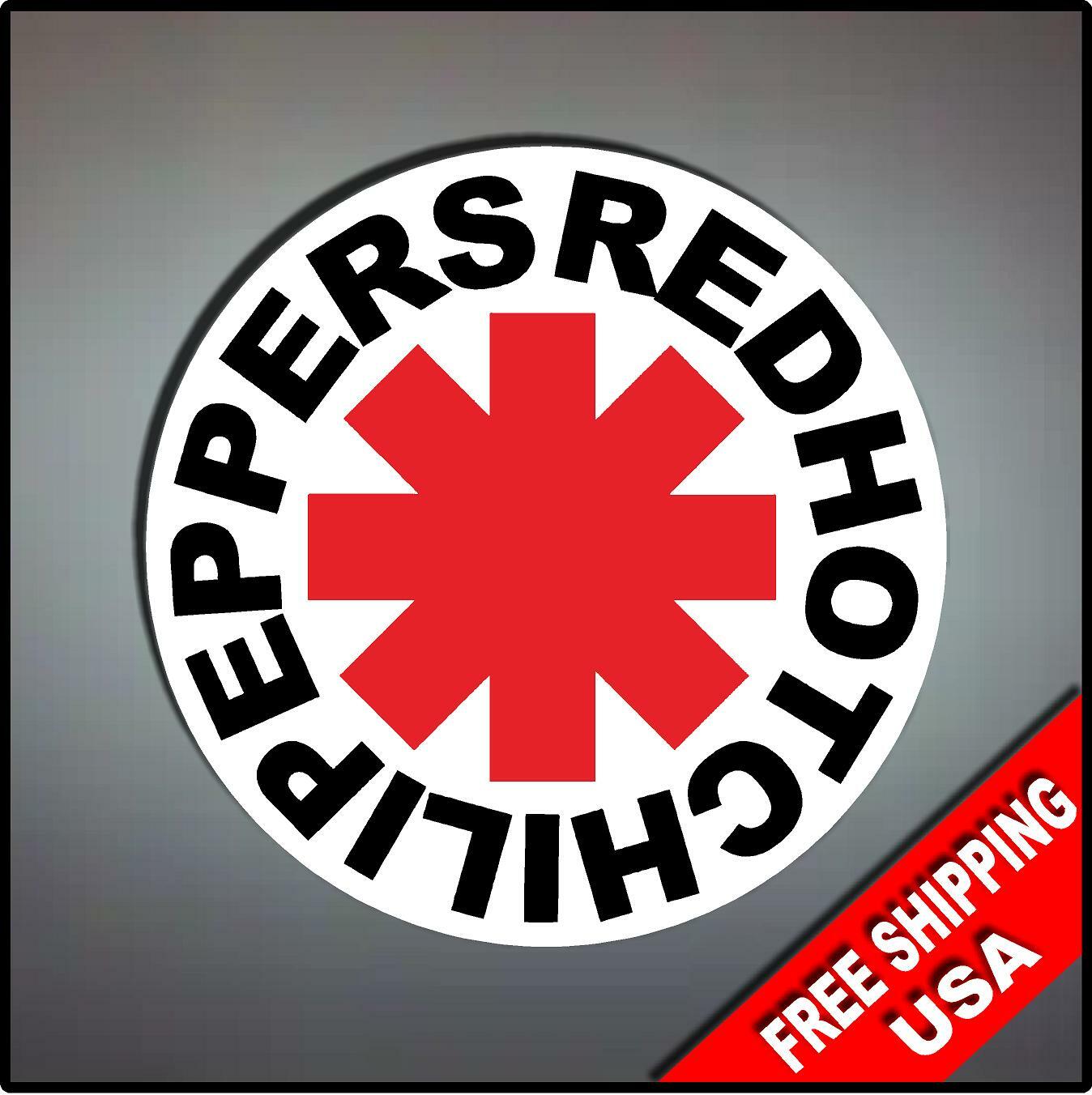 Red Hot Chili Peppers Vinyl Wall Logo Decal Sticker Metal Rock Various Sizes