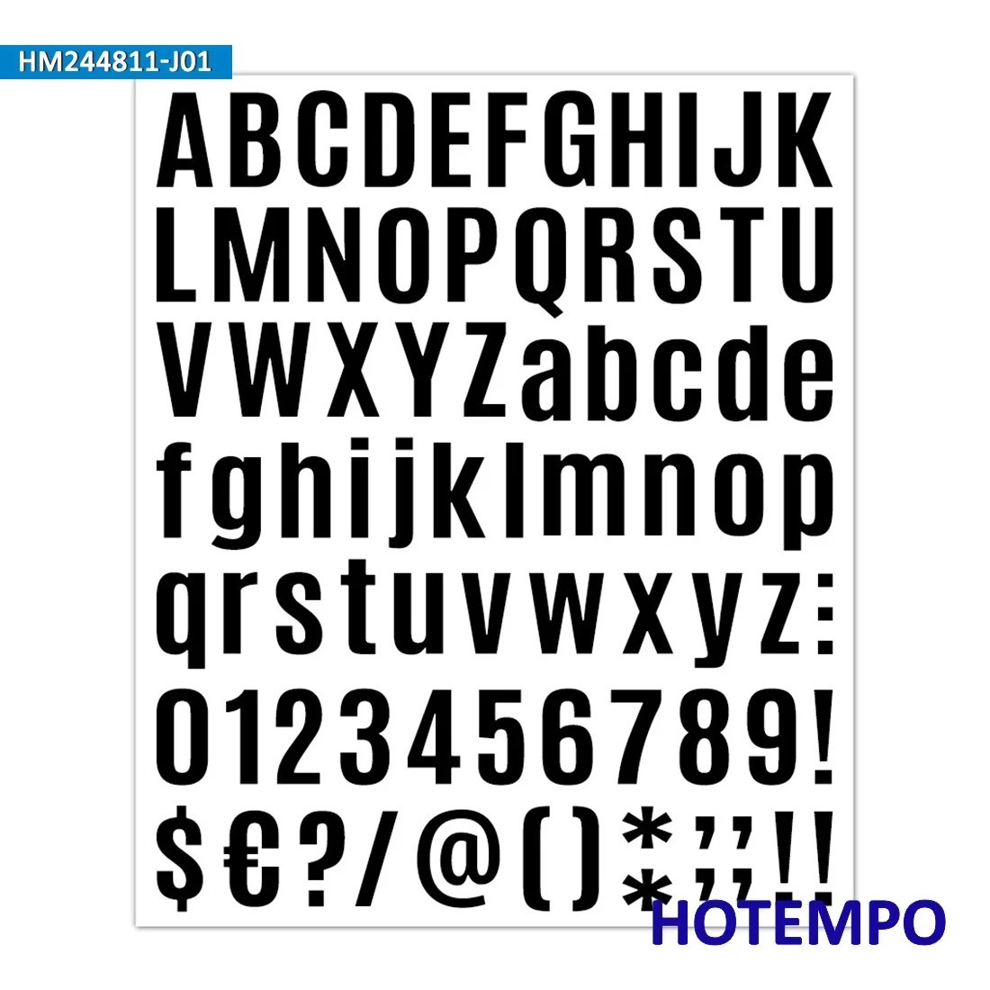 1 Sheets White 1 Inch Self Adhesive Vinyl Letters Numbers Kit, Mailbox Number…