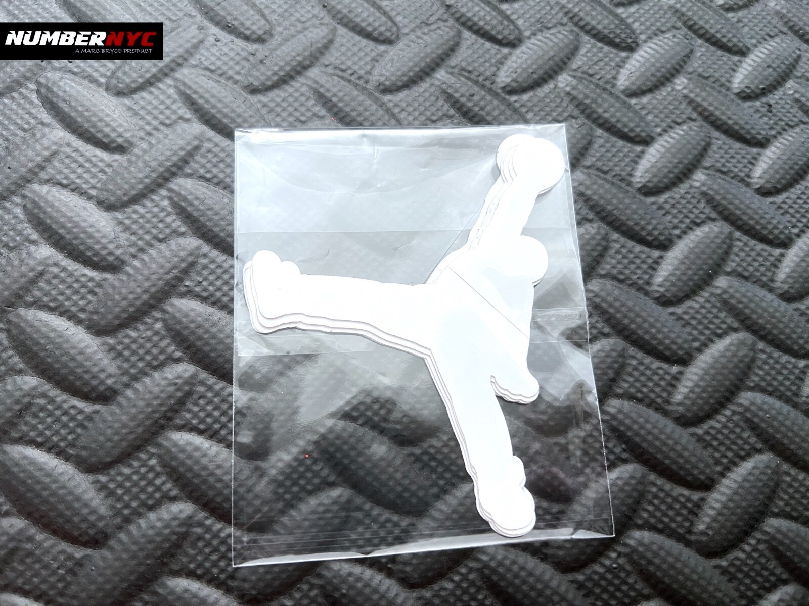 5x Authentic Air Jordan Jumpman Sticker 3.5" x 3.5" Nike Gold Flight Logo