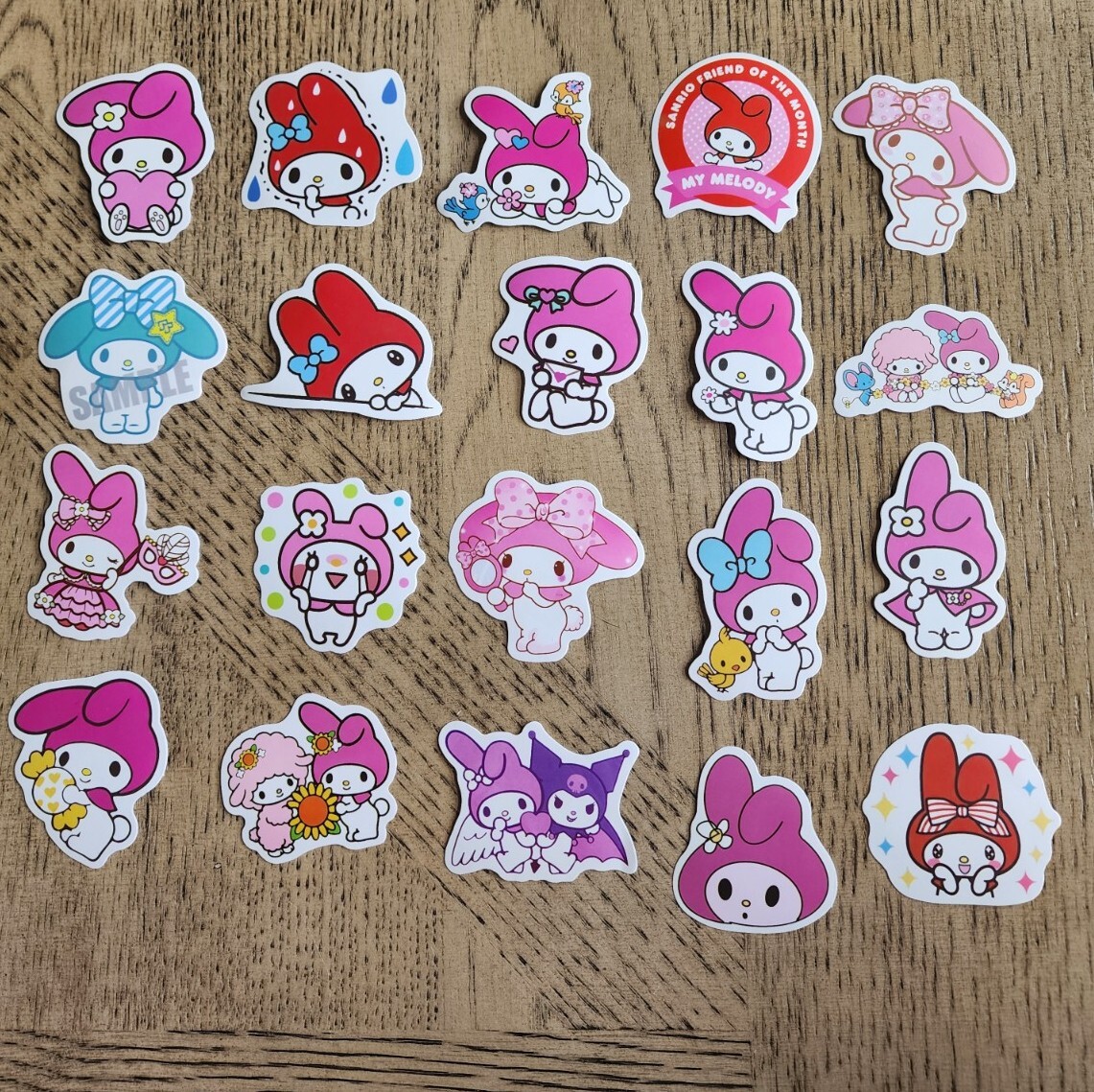 My Melody Stickers Hello Kitty Sanrio Stickers 50pcs tumbler laptop Kawaii New