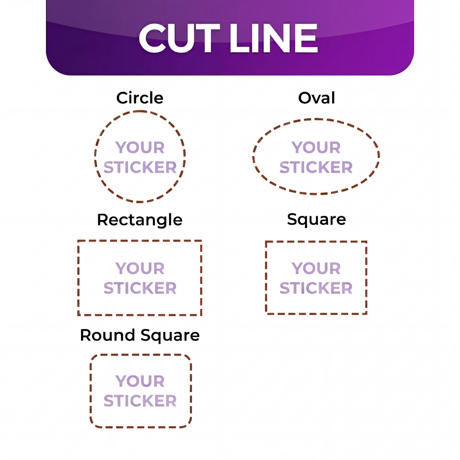Custom Vinyl Stickers Your Logo, Waterproof Business Labels Die Cut Decals