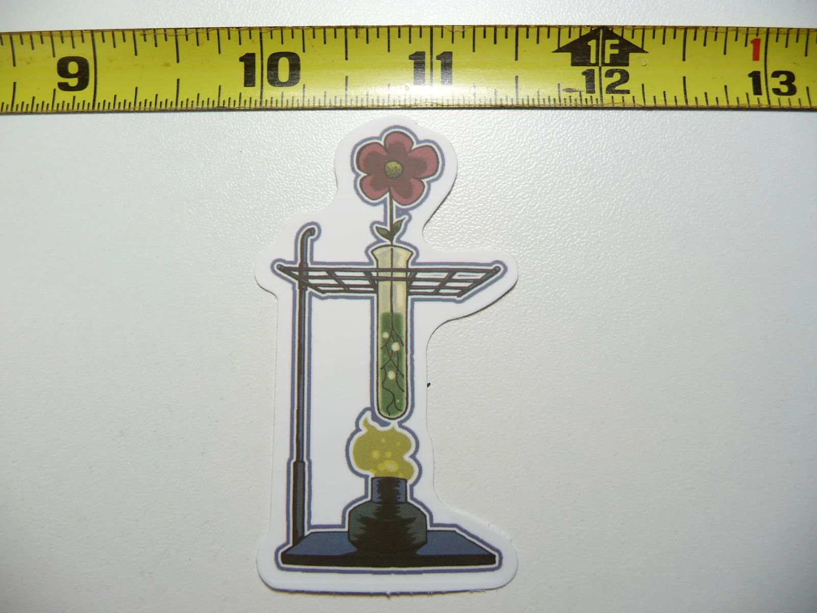 CHEMISTRY FLAME VIAL REACTION SMALL STICKER DECAL SCHOOL TEACHER PROFESSOR