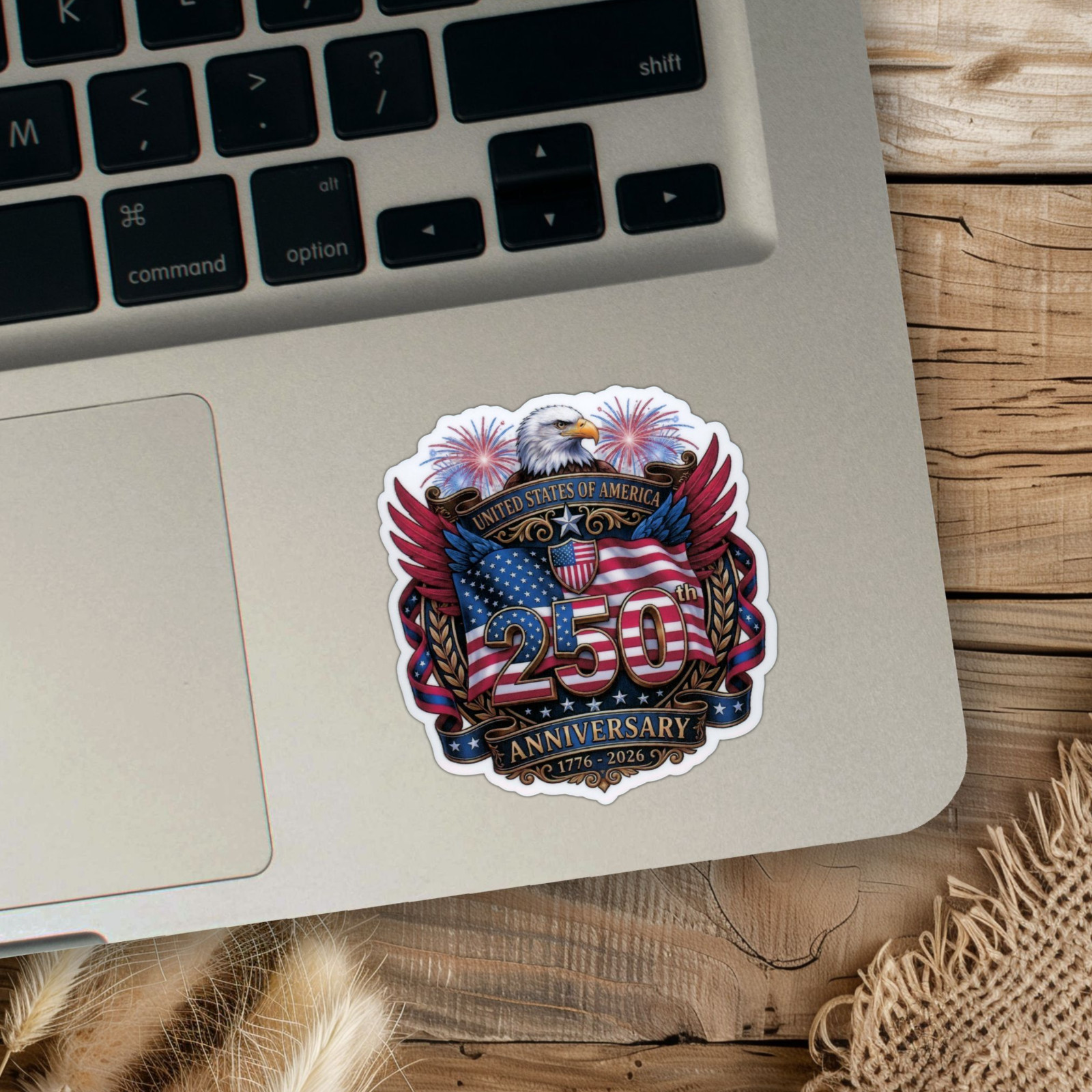 USA 250th Anniversary 1776-2026 America 250 Semiquincenten Sticker