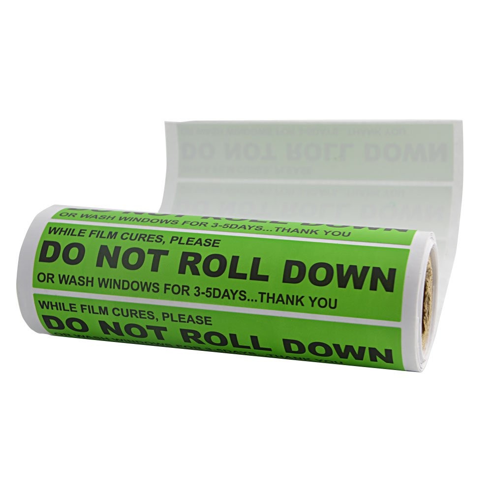 100pcs/roll DO NOT ROLL Down Automotive Self-Adhesive Stickers Warning Label …