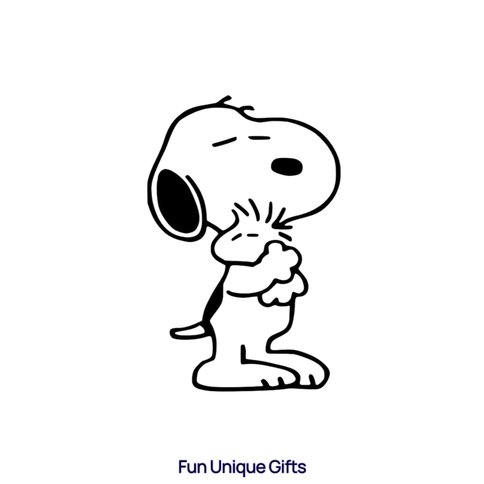 Snoopy & Woodstock Vinyl Decal Sticker -Multiple Colors & Sizes- SHIPS FREE!
