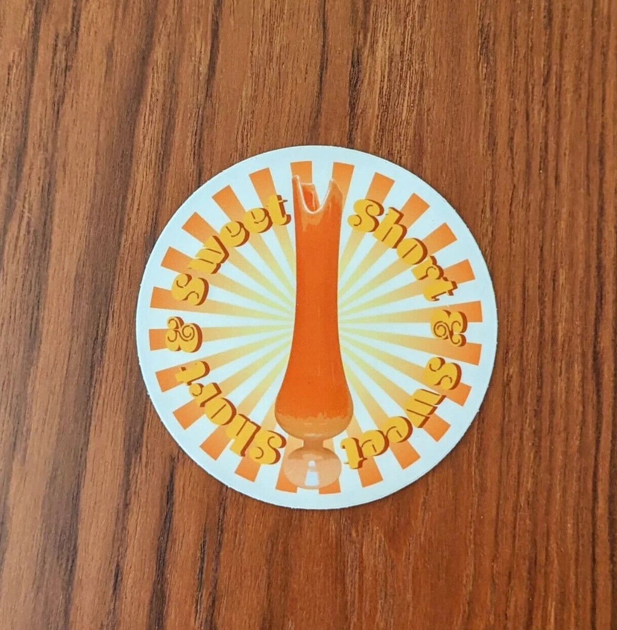 Vintage Swung Vase Sticker • L.E. Smith • Bittersweet Vase • Retro Art • Sticker
