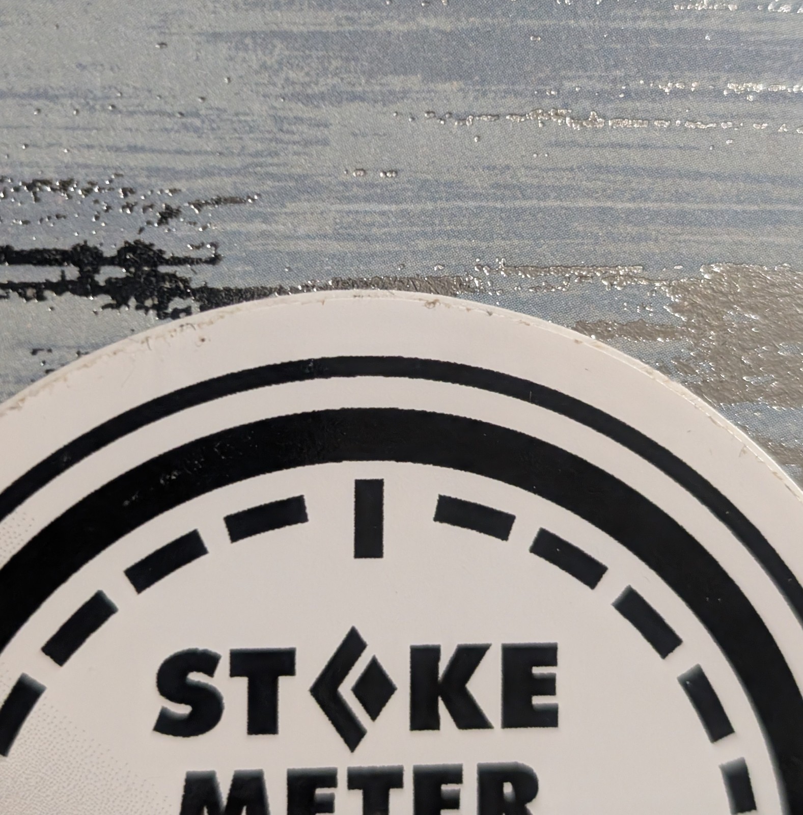 Black Diamond Stoke Meter Sticker – Mountain Hiking Climbing Sports Skiing Gear