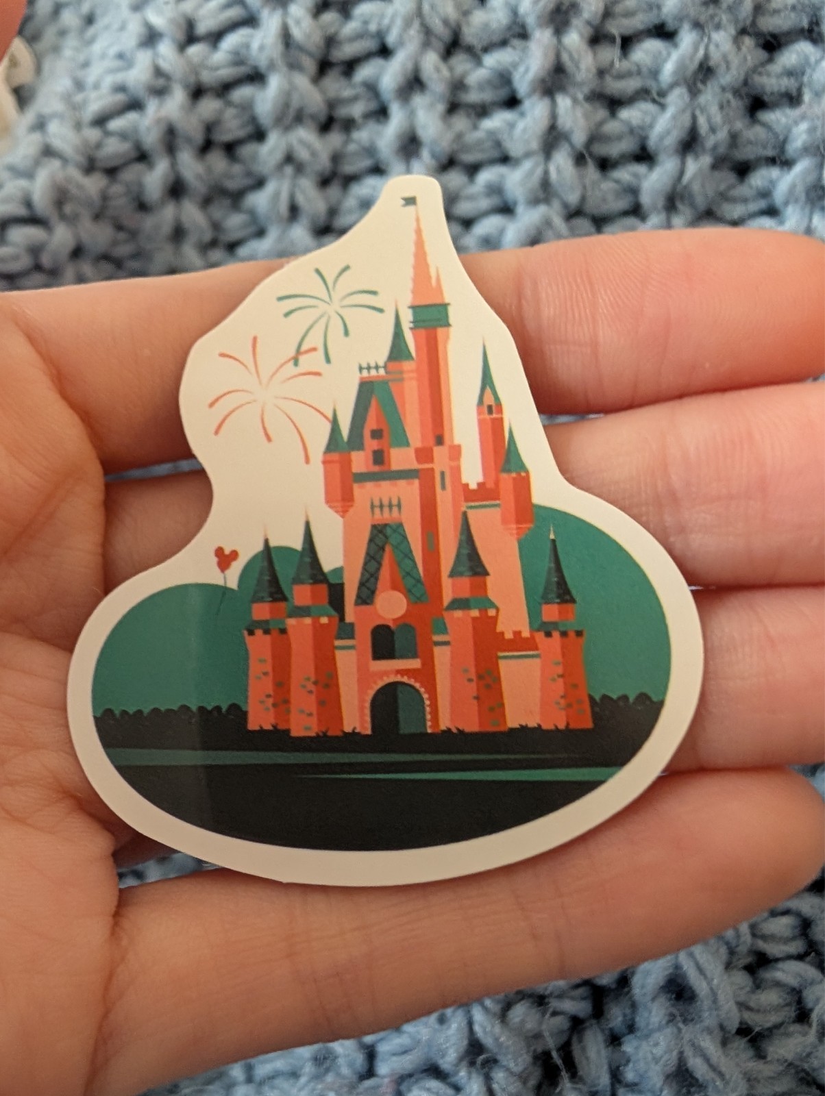 Disney parks, Disneyland, Disneyworld, Castle, Cinderella, Vinyl Sticker